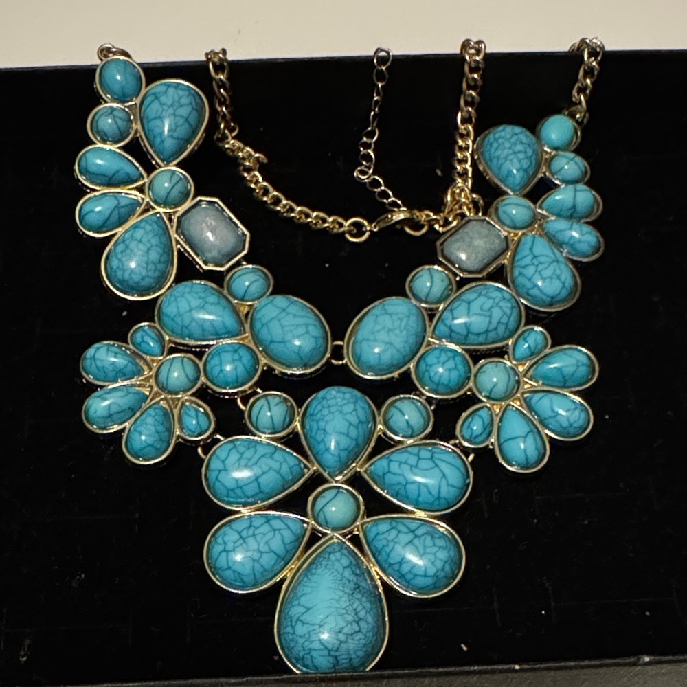 Turquoise Statement Necklace